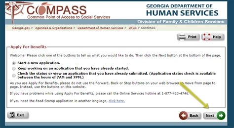 <b>gov</b> or paper applications can be filed to any local DFCS office by mail, fax or in person. . Ga compass gov food stamps